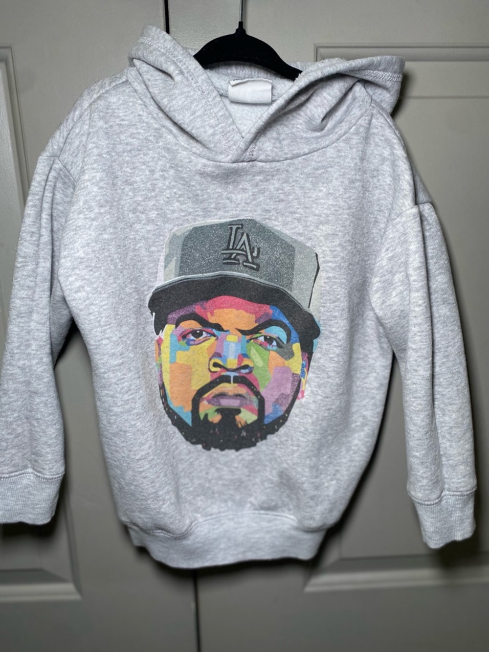 Cotton On Kids ICE CUBE Gray Hooded Pullover